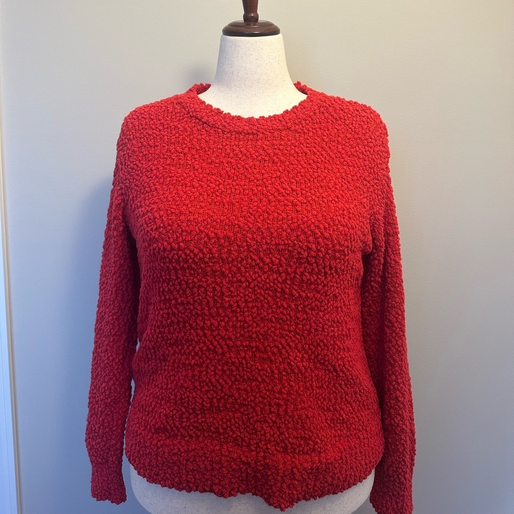 Red petite large Style and Co Sweater​​